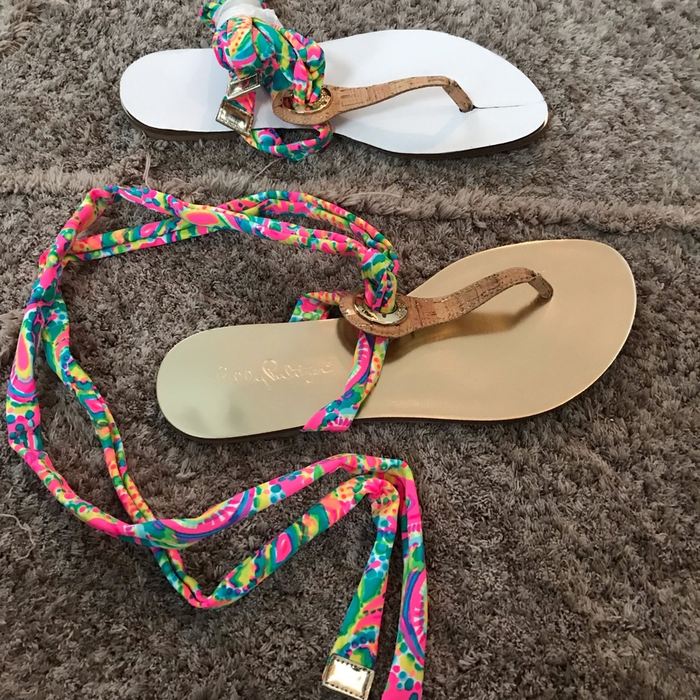 (NBW and NWOT) Lilly Pulitzer sandals